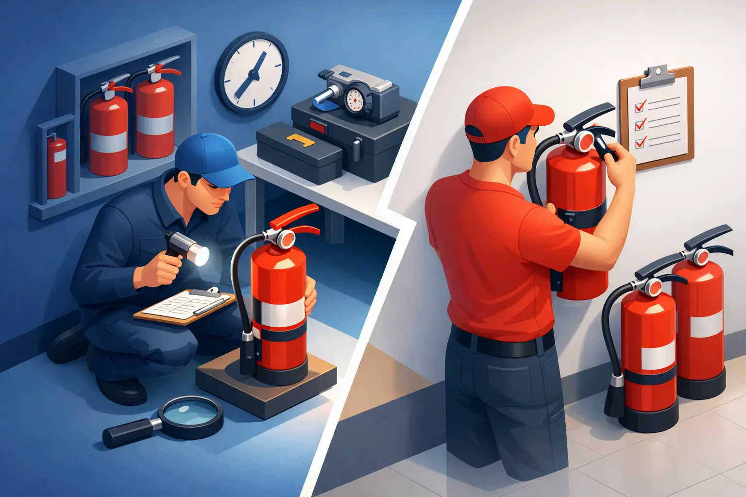 Annual Inspection vs Monthly Checks for Extinguishers