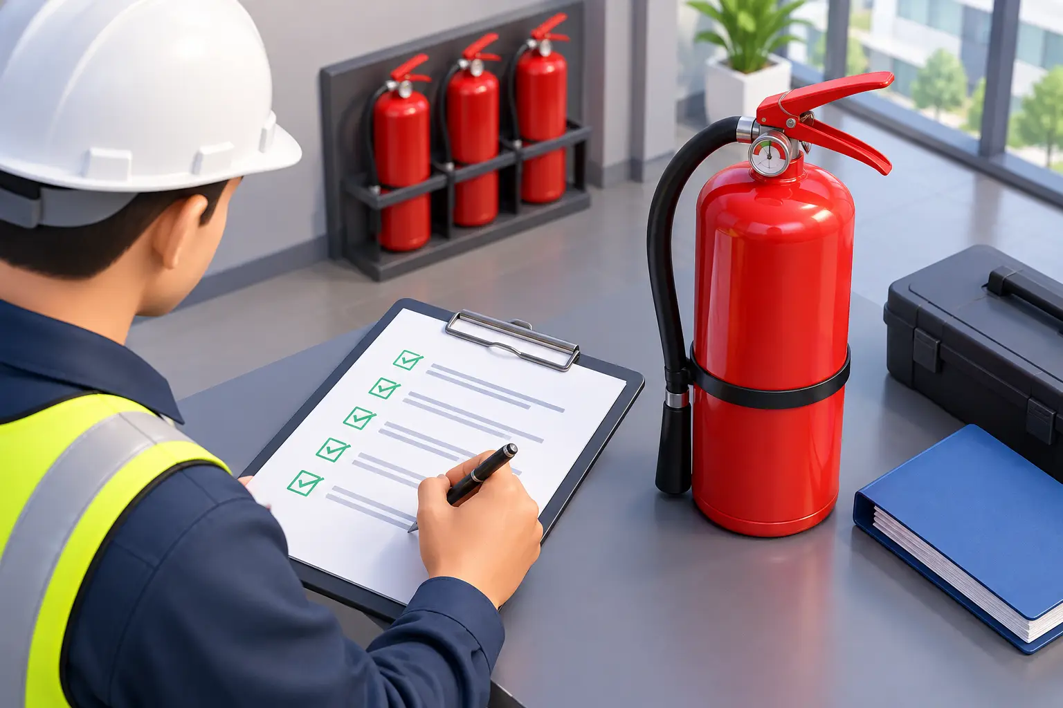 Commercial Extinguisher Commissioning Records