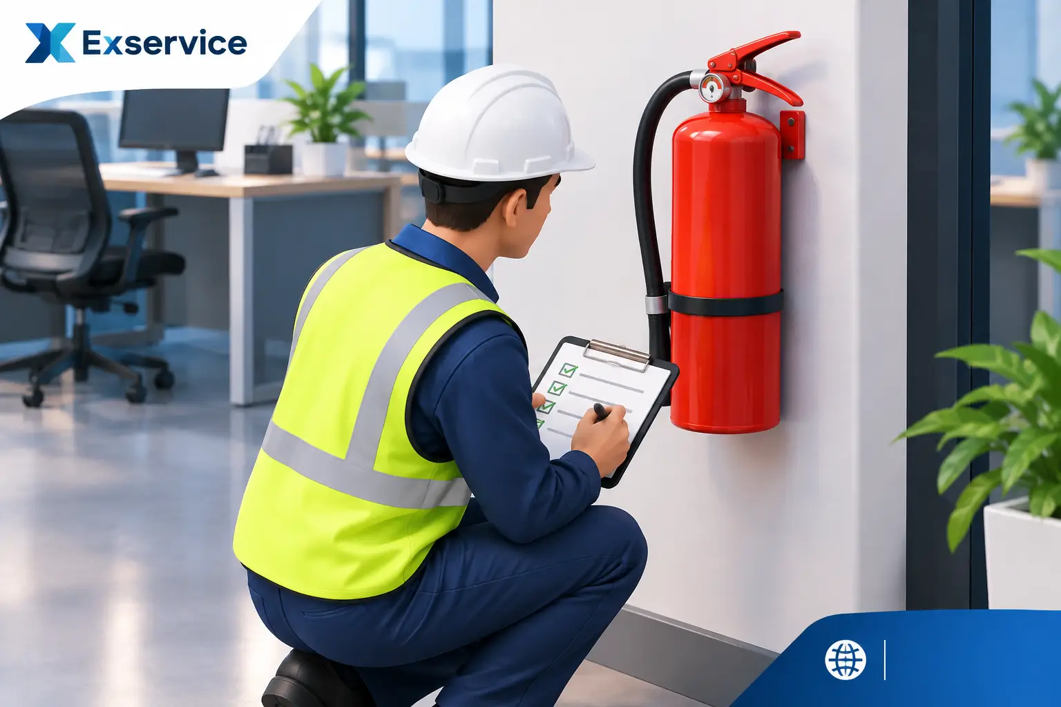 Monthly Fire Extinguisher Checks for Workplaces
